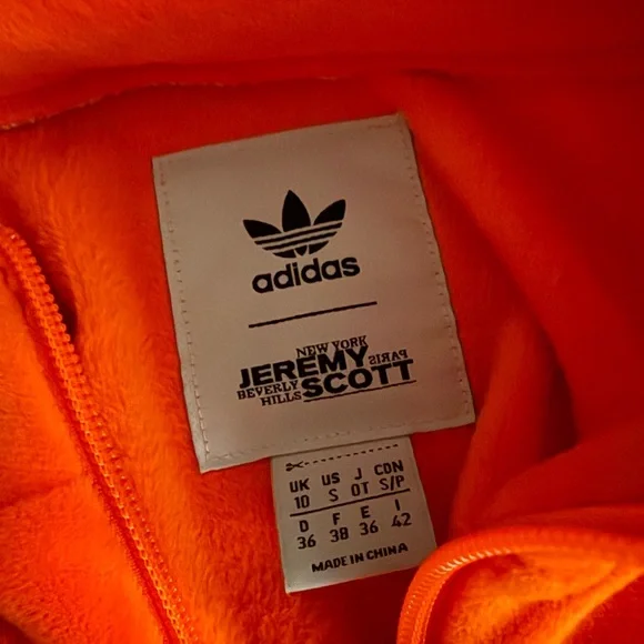 adidas Originals x Jeremy Scott TRACK TOP Side S NWOT - Picture 5 of 5